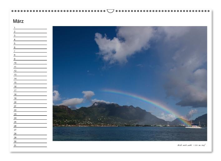 die seychellen - ganz nah am paradies (Wandkalender immerwährend DIN A2 quer) (CALVENDO Wandkalender 2016)