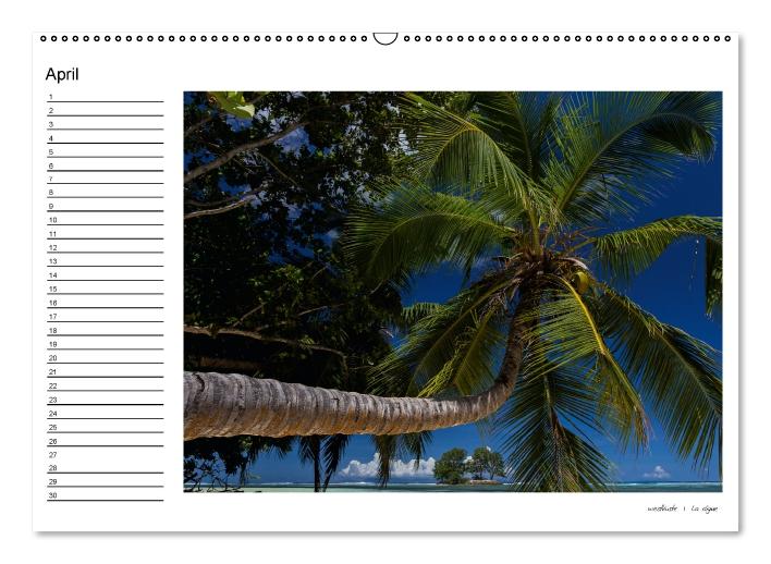 die seychellen - ganz nah am paradies (Wandkalender immerwährend DIN A2 quer) (CALVENDO Wandkalender 2016)