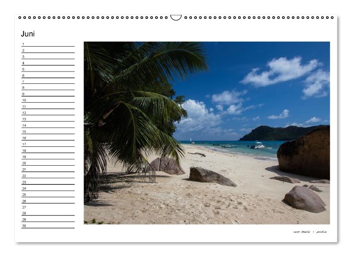 die seychellen - ganz nah am paradies (Wandkalender immerwährend DIN A2 quer) (CALVENDO Wandkalender 2016)