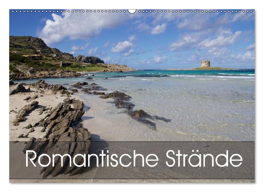 Romantische Strände (Wandkalender immerwährend DIN A2 quer) (CALVENDO Wandkalender 2016)