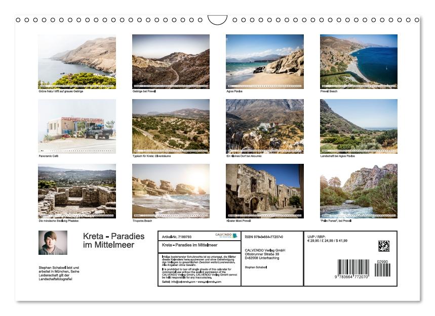 Kreta - Paradies im Mittelmeer (Wandkalender immerwährend DIN A3 quer) (CALVENDO Wandkalender 2016)