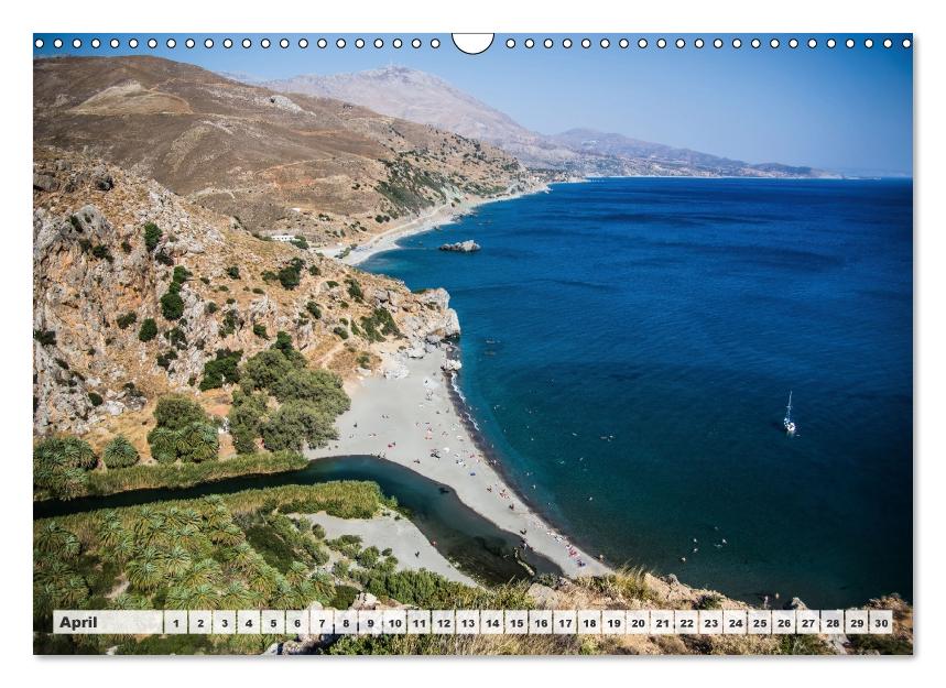 Kreta - Paradies im Mittelmeer (Wandkalender immerwährend DIN A3 quer) (CALVENDO Wandkalender 2016)