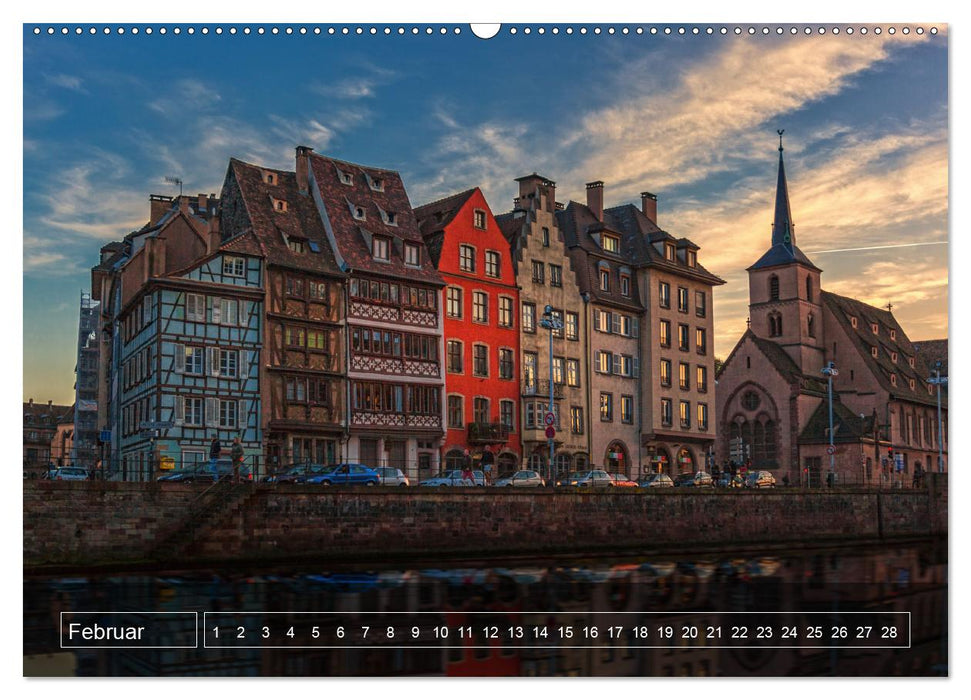 Faszination La Petite France in Strasbourg (Wandkalender immerwährend DIN A2 quer) (CALVENDO Wandkalender 2017)