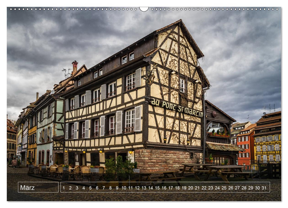 Faszination La Petite France in Strasbourg (Wandkalender immerwährend DIN A2 quer) (CALVENDO Wandkalender 2017)