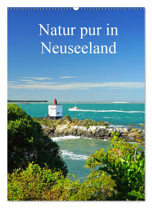 Natur pur in Neuseeland (Wandkalender immerwährend DIN A2 hoch) (CALVENDO Wandkalender 2019)