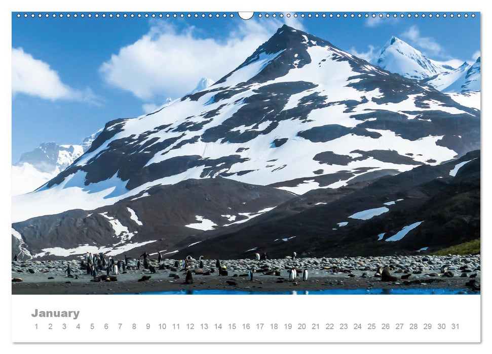 ANTARCTICA UK-Version (Premium-Calendar perpetual DIN A2 Landscape) (CALVENDO Premium-Calendar 2014)