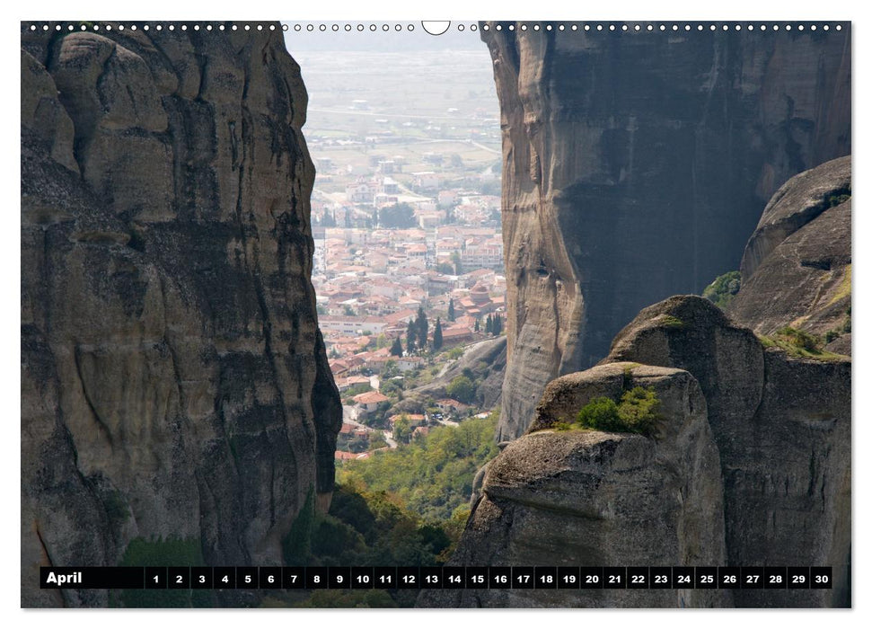 Metéora Monasteries between Heaven and Earth / UK-Version (Premium-Calendar perpetual DIN A2 Landscape) (CALVENDO Premium-Calendar 2013)