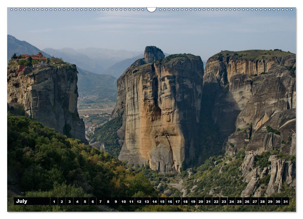 Metéora Monasteries between Heaven and Earth / UK-Version (Premium-Calendar perpetual DIN A2 Landscape) (CALVENDO Premium-Calendar 2013)