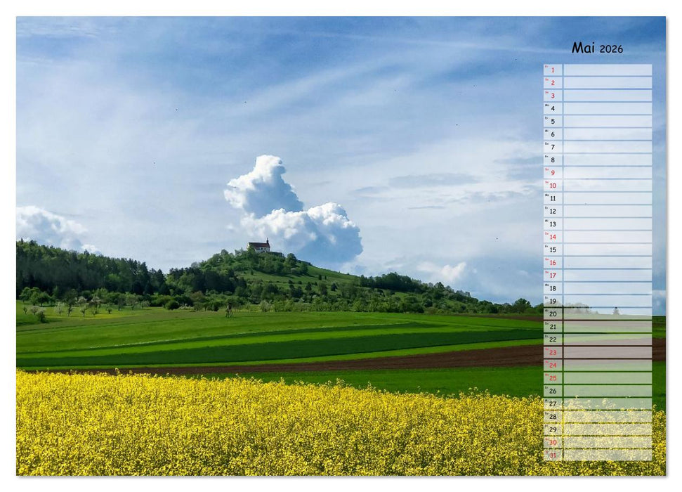 Rund um die Wurmlinger Kapelle (CALVENDO Premium Wandkalender 2026)