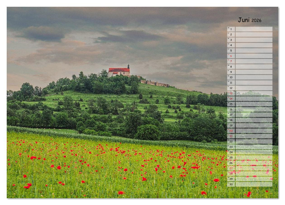 Rund um die Wurmlinger Kapelle (CALVENDO Premium Wandkalender 2026)