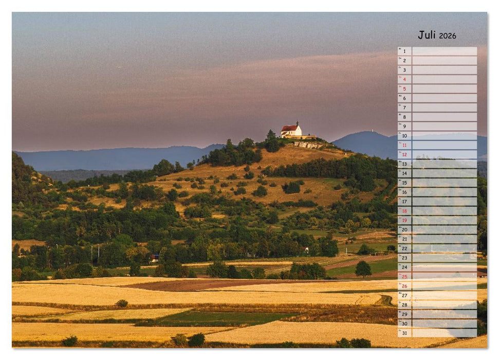 Rund um die Wurmlinger Kapelle (CALVENDO Premium Wandkalender 2026)
