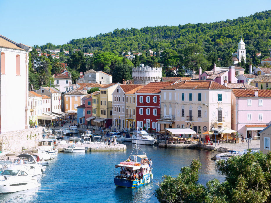 Hafenbucht von Veli Losinj 1000 Teile Puzzle quer - CALVENDO Foto-Puzzle'
