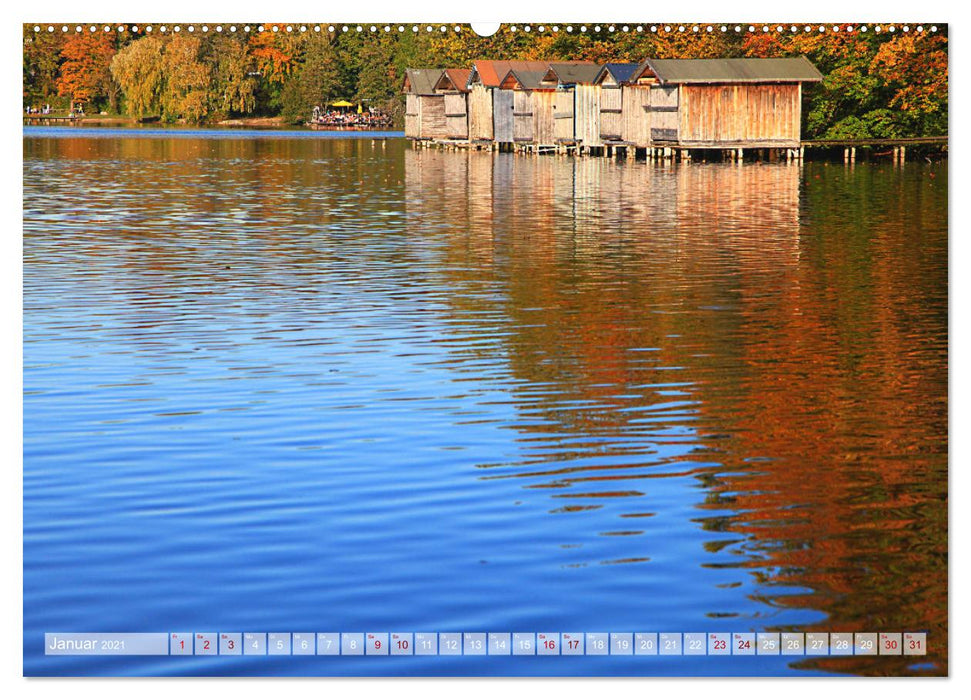 Momente am Weßlinger See (CALVENDO Premium Wandkalender 2021)