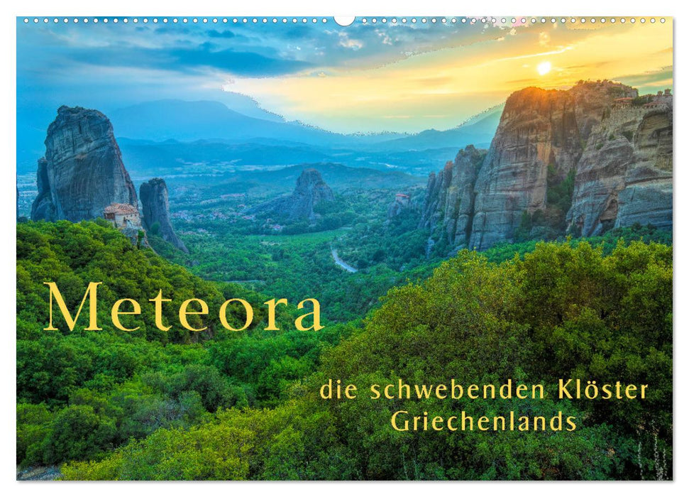 Meteora, die schwebenden Klöster Griechenlands (CALVENDO Wandkalender 2021)