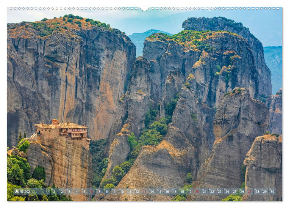 Meteora, die schwebenden Klöster Griechenlands (CALVENDO Wandkalender 2021)