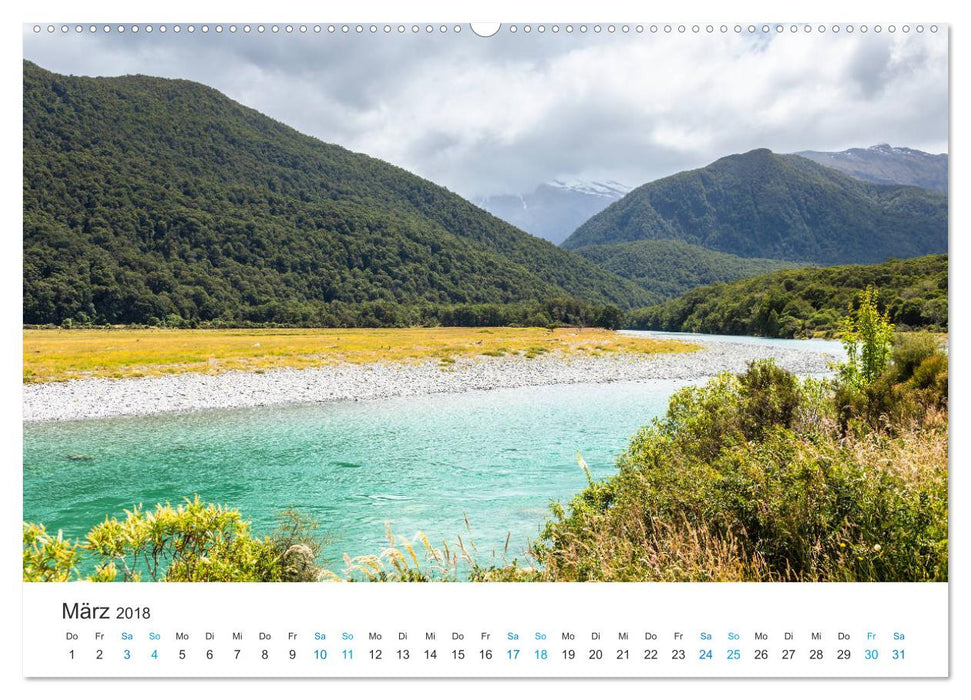 Reisetraum Neuseeland (CALVENDO Wandkalender 2018)