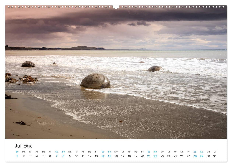 Reisetraum Neuseeland (CALVENDO Premium Wandkalender 2018)