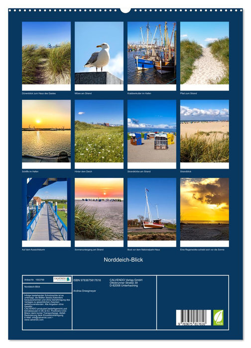 Norddeich Blick (CALVENDO Premium Wandkalender 2019)