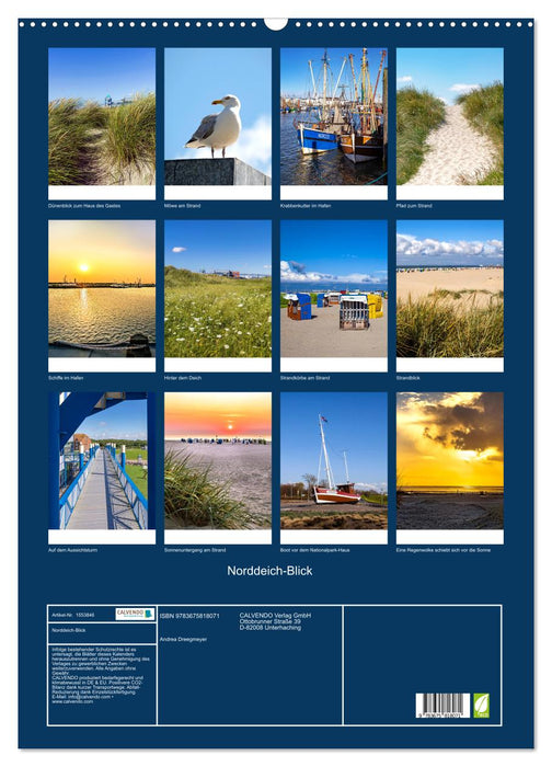 Norddeich Blick (CALVENDO Wandkalender 2019)