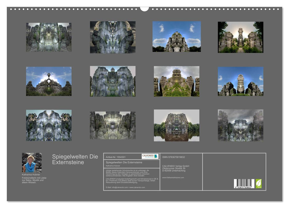 Spiegelwelten - die Externsteine (CALVENDO Wandkalender 2013)