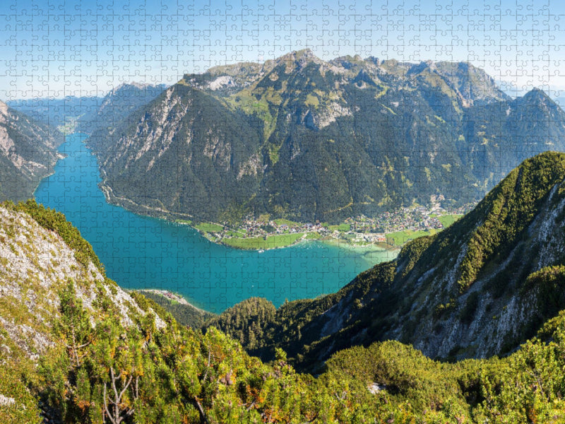 Sonnenuntergang an der englischen Küste - CALVENDO Foto-Puzzle'