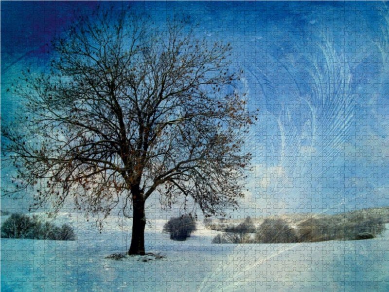 Ein Winterbaum - CALVENDO Foto-Puzzle - calvendoverlag 29.99