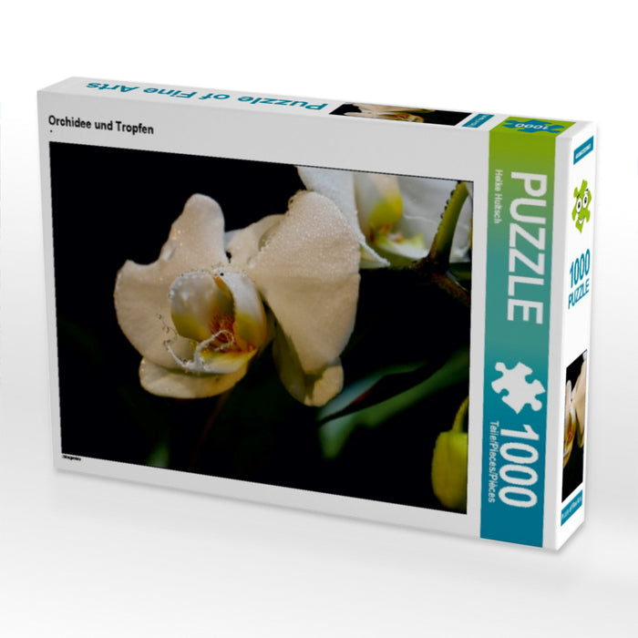 Orchidee und Tropfen - CALVENDO Foto-Puzzle - calvendoverlag 29.99