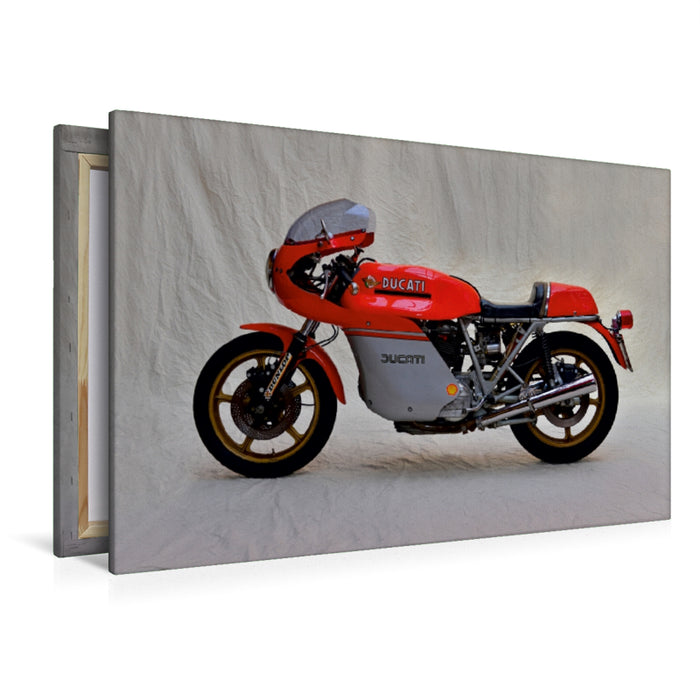 Premium Textil-Leinwand Premium Textil-Leinwand 120 cm x 80 cm quer Ein Motiv aus dem Kalender Ducati 900 SS