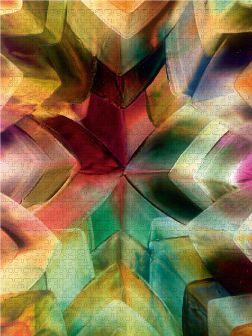 Leuchtende Kristalle - Encaustic - CALVENDO Foto-Puzzle - calvendoverlag 29.99