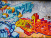Graffiti an der Turnhalle Gamigstraße - CALVENDO Foto-Puzzle - calvendoverlag 29.99