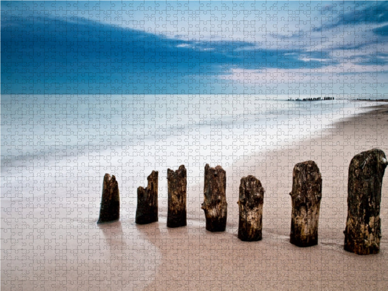 Buhnen an der Ostseeküste - CALVENDO Foto-Puzzle - calvendoverlag 29.99