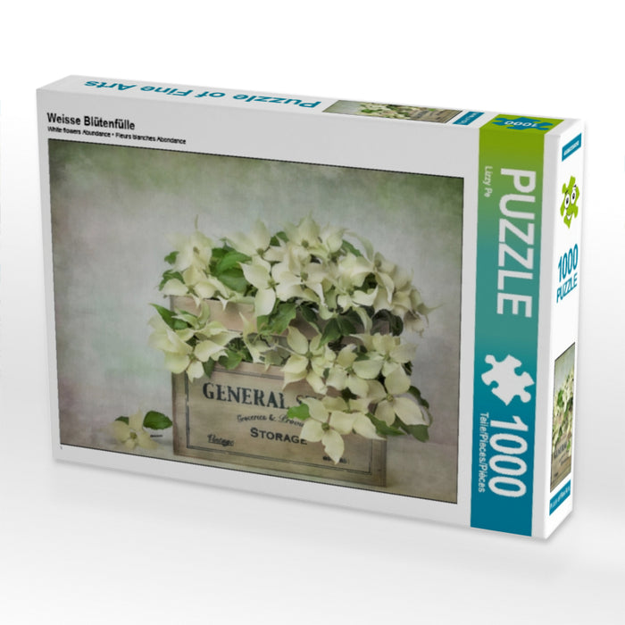 Weisse Blütenfülle - CALVENDO Foto-Puzzle - calvendoverlag 29.99