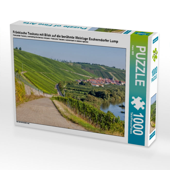 Fränkische Toskana mit Blick auf die berühmte Weinlage Escherndorfer Lump - CALVENDO Foto-Puzzle - calvendoverlag 29.99