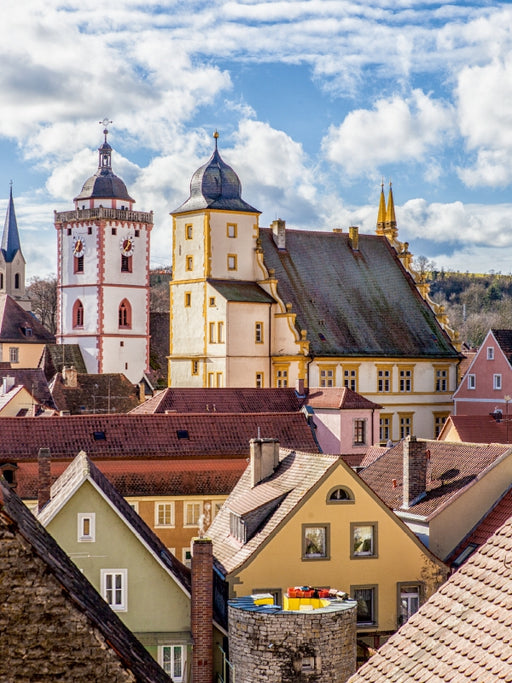 Evangelische Kirche St. Nikolai und Seinsheimer Schloß in Marktbreit - CALVENDO Foto-Puzzle - calvendoverlag 29.99