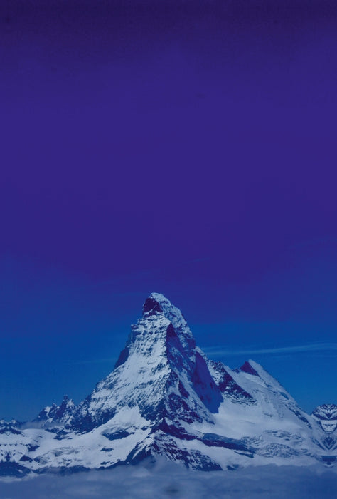Premium Textil-Leinwand Premium Textil-Leinwand 80 cm x 120 cm  hoch Matterhorn ...imposant und mächtig