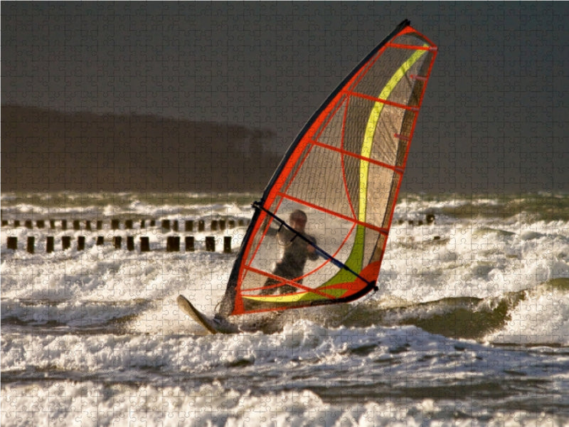 Surfer auf der Ostsee - CALVENDO Foto-Puzzle - calvendoverlag 29.99