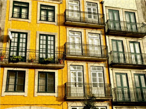 Häuserfassaden in der Hauptstraße - CALVENDO Foto-Puzzle - calvendoverlag 29.99