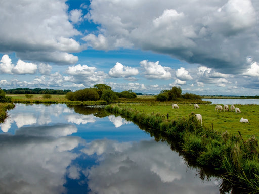 Naturlandschaft an der Hamme in Worpswede - CALVENDO Foto-Puzzle - calvendoverlag 29.99