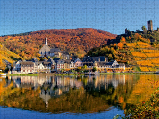 Herrlicher Blick auf Beilstein und die Burg Metternich - CALVENDO Foto-Puzzle - calvendoverlag 29.99