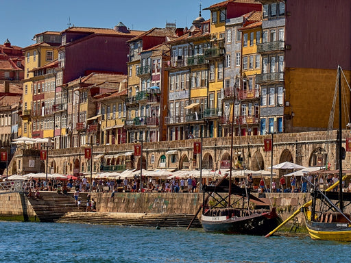 Farbenfrohes Porto - CALVENDO Foto-Puzzle - calvendoverlag 29.99