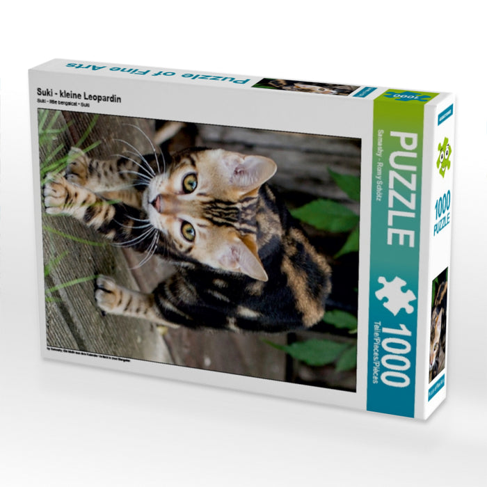 Suki - kleine Leopardin - CALVENDO Foto-Puzzle - calvendoverlag 29.99