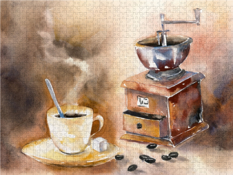 Kaffeeduft - CALVENDO Foto-Puzzle - calvendoverlag 29.99