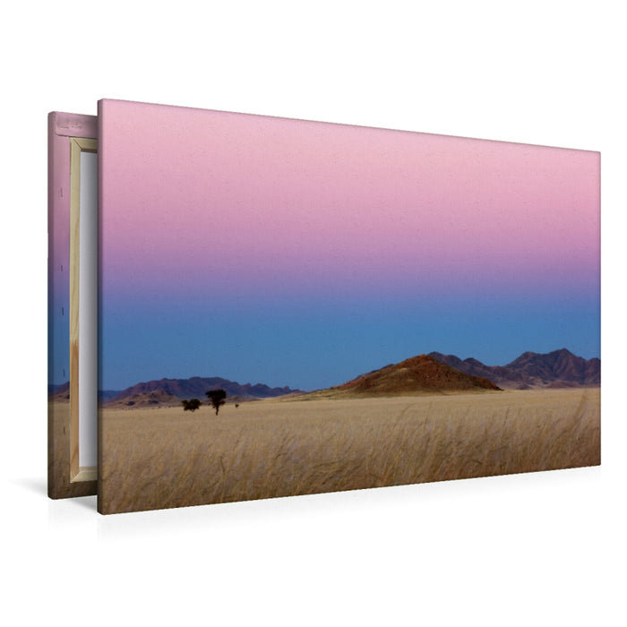 Toile textile premium Toile textile premium 120 cm x 80 cm paysage Matin au Namib en Afrique 