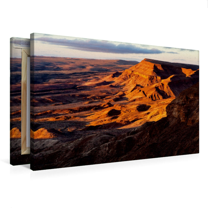 Premium Textil-Leinwand Premium Textil-Leinwand 75 cm x 50 cm quer Fish River Canyon in Namibia