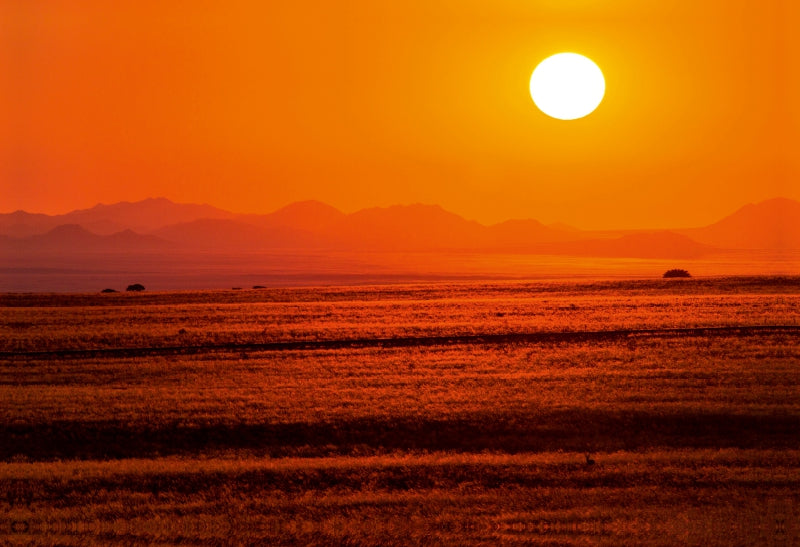 Premium Textil-Leinwand Premium Textil-Leinwand 75 cm x 50 cm quer Sonnenuntergang in der Wüste Namib