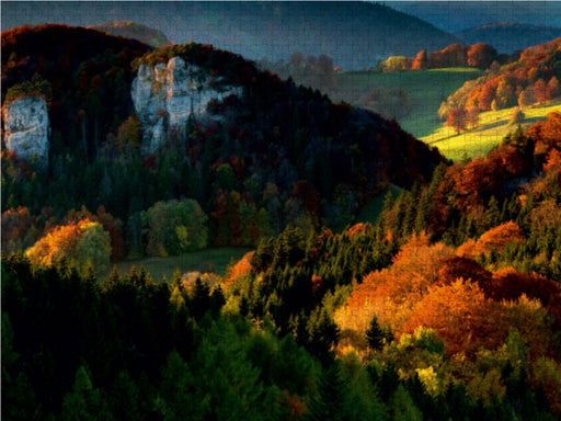 Herbstfarben im Jura (Schweiz) - CALVENDO Foto-Puzzle - calvendoverlag 34.99