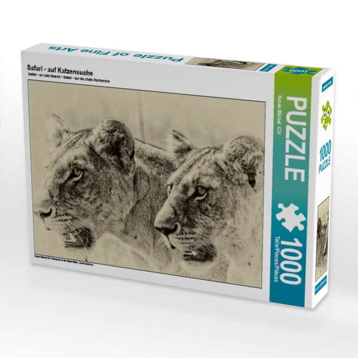 Safari - auf Katzensuche - CALVENDO Foto-Puzzle - calvendoverlag 30.99