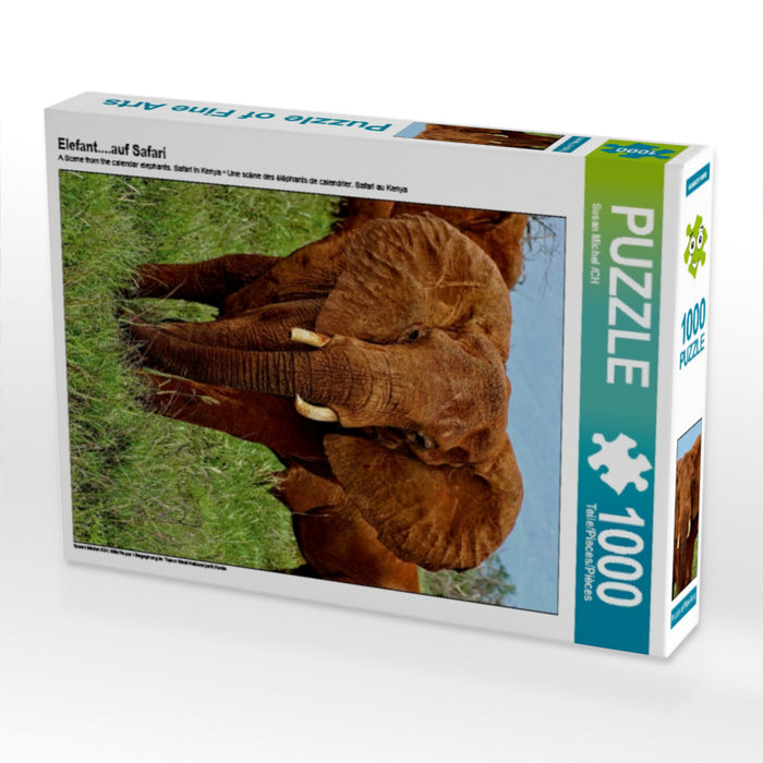 Elefant....auf Safari - CALVENDO Foto-Puzzle - calvendoverlag 30.99