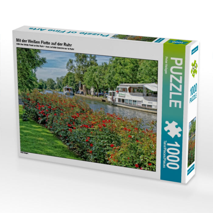 Mit der Weißen Flotte auf der Ruhr - CALVENDO Foto-Puzzle - calvendoverlag 29.99