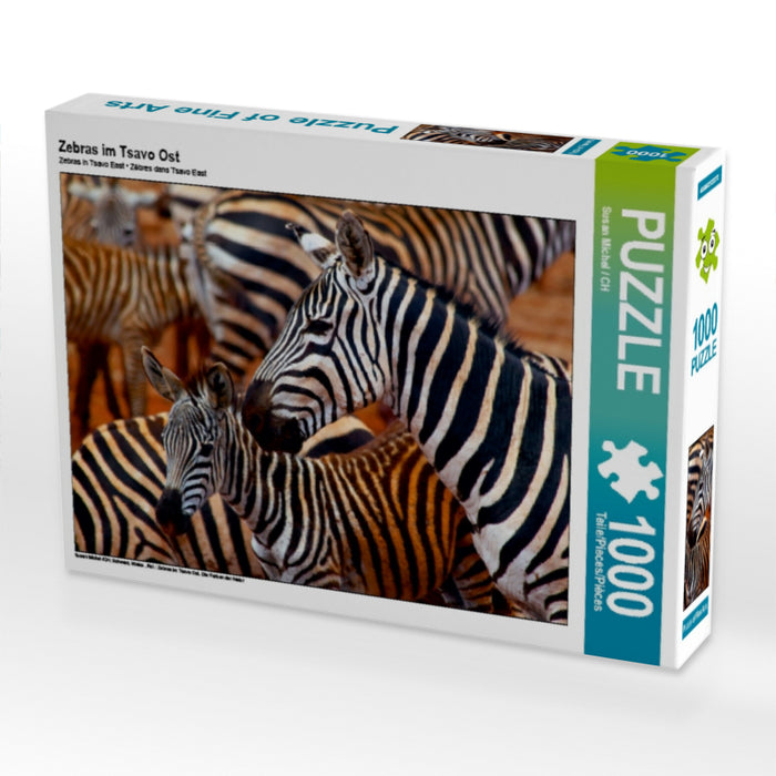 Zebras im Tsavo Ost - CALVENDO Foto-Puzzle - calvendoverlag 30.99